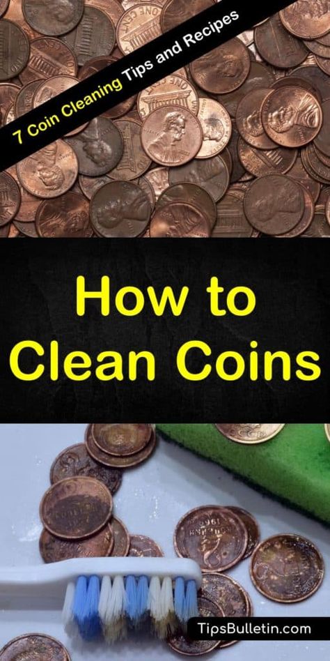 How To Clean Coins, Clean Baking Pans, Cleaning Painted Walls, Old Coins Worth Money, Rare Coins Worth Money, Deep Cleaning Tips, Valuable Coins, Baking Soda Shampoo, Coins Worth Money