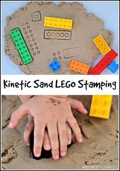 Lego Stamping, Lego Camp, Fine Motor Activities For Kids, Eyfs Activities, Lego Activities, Nursery Activities, Construction Activities, Preschool Fine Motor, Lego Craft