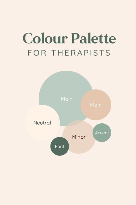 Brand Color Palette Psychology, Therapy Colour Palette, Lifestyle Color Palette, Website Design Color Palettes Colour Schemes, Therapeutic Color Palette, Caregiver Archetype Color Palette, Therapy Website Color Palette, Therapist Website Color Palette, Massage Therapy Color Palette