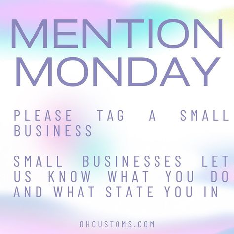 It’s Mention Monday so check out this post tag small business let us know what you do and I will be sharing these amazing companies in my story throughout the week I’m gonna tag some in the comments #mentionmonday #smallbusinesssupport #smallbusinessrocks #womeninbusiness #letusknow #mygreatfinds #blackwomeninbusiness Small Business Saturday Graphics, Monday Quote, Giving Tuesday, Monday Quotes, Small Business Saturday, Monday Morning, Big Heart, Small Business Owner, My Story