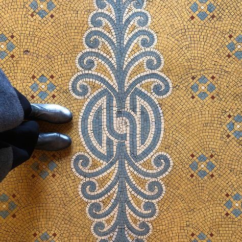 Ma Mosaique on Instagram: “Villa Demoiselle in Reims : an architectural symbol and the jewel of a combination of Art Nouveau and Art Deco styles. Mosaic floors,…” Art Nouveau Mosaic Floor, Shop Entrance, Mosaic Floors, Mosaic Floor, Micro Mosaic, Mosaic Flooring, The Jewel, Art Deco Fashion, Animal Print Rug