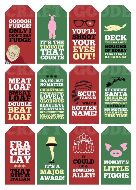 The top 21 Ideas About Christmas Story Quotes Christmas Story Quotes, Christmas Story Movie, Elf Quotes, Christmas Silhouette, Christmas Movie Quotes, Christmas Jammies, Christmas Gift Tags Printable, Tags Printable, Holiday Guide