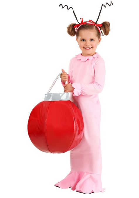 PRICES MAY VARY. Elastic,Polyester Zipper closure Size: 2T COSTUME INCLUDES: This Toddler Girl's Dr. Seuss Cindy Lou Who Costume comes with a pink dress, a headband with wire antennas, and a stuffable ornament accessory. FROM FUN COSTUMES: We take costumes seriously and we're proud to offer a selection featuring the most popular characters from TV, movies, and books. We wanted to bring the magic and whimsy of How the Grinch Stole Christmas to life so we're excited to offer our licensed Cindy Lou Pink Christmas Dress, Cindy Lou Who Costume, Who Costume, Toddler Costumes Girl, Cindy Lou Who, Whimsical Accessories, Classic Girl, Cindy Lou, Christmas Classic