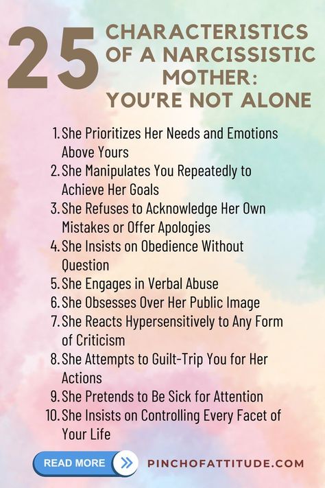 25 Characteristics of a Narcissistic Mother: You’re Not Alone Signs Of A Narcissistic Mother, Narsistic Personality Mother, Having A Narcissistic Mother, Growing Up With A Narcissistic Mother, Toxic Mom Narcissistic Mother, Boundary Affirmations, Covert Narcissistic Mother, Narcissistic Mother Quotes, Narc Mom