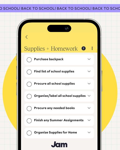 Let’s share the mental load of #backtoschool this year!We made our Jam Back to School To Do list so everyone in the family can be aware of what needs to get done before summer ends. When you see it listed out you realize just how much there is to get done. Share with your family + bookmark this post if you’re just not ready to think about it yet! #mentalload #parenting #backtoschoolshopping #organization School To Do List, Mental Load, School Supplies Organization, School Supplies List, Organizing Labels, Todo List, When You See It, Back To School Shopping, Supplies Organization