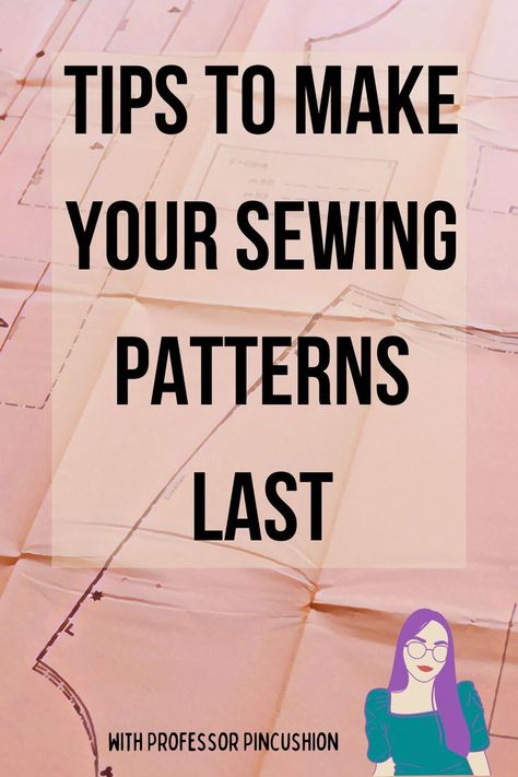 How to make your sewing patterns last Making Sewing Patterns, Sewing Pattern Pieces, Intermediate Knitting Patterns, Advanced Knitting, Sewing Alterations, Pattern Hack, Creative Sewing, Sewing 101, Beginner Knitting Patterns