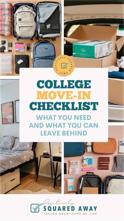 College Moving Tips, College Packing Checklist, College Move In Day, Dorm Room List, College Freshman Dorm, College Dorm List, Pack For College, College Dorm Supplies, Dorm Packing