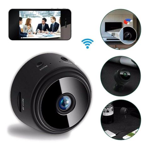 Mini Wireless Camera, Mini Spy Camera, كاميرات مراقبة, Video Security, Nanny Cam, Wireless Camera, Spy Camera, Wifi Wireless, Hidden Camera