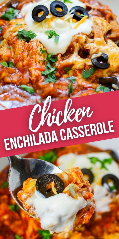 This Chicken Enchilada Crockpot Casserole is great for hetic week days. Your kids will devour this Chicken Crock Pot Enchiladas Casserole. 4 Ingredient Chicken Enchilada Casserole, Crock Pot Chicken Enchilada Casserole, Rotisserie Chicken Enchilada Casserole, Crockpot Enchiladas Chicken, Chicken Enchilada Crockpot, Week Day Dinners, Crock Pot Enchiladas, Enchilada Crockpot, Summer Crock Pot Recipes