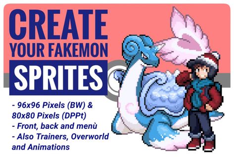 graphics design game art create a custom pokemon or fakemon sprite and pixel art Pixel Art Sprite, Custom Pokemon, Pokemon Sprites, Cute Pokemon, Graphics Design, Game Design, Game Art, Pixel Art, Create Yourself