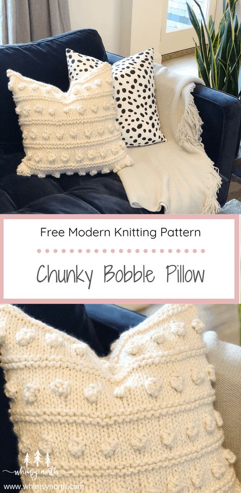 Knitted Cushions Free Patterns, Knitted Cushion Covers Free Pattern Easy, Chunky Knit Baby Sweater, Easy Knitting Projects For Beginners Free Pattern, Quick Knitting Projects Free, Bulky Yarn Knitting Patterns, Women Knitting Patterns, Boho Knitting Patterns, Knitted Cushion Pattern