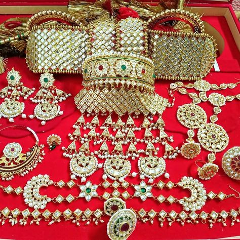 Jodhpuri Rajputi Jewellery, Traditional Jewelry Rajasthani, Rajputi Jewellery Royal Set, Rajasthani Jewelry, Brides Jewellery, Rajput Jewellery, Bridal Foot Jewelry, Jaipur City, Winter Bridal Jewelry