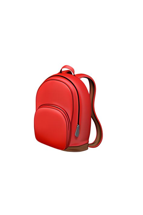 The emoji 🎒 depicts a backpack, which is a bag worn on the back with two straps that go over the shoulders. The backpack is shown in a shade of brown or beige, with a front pocket and a zipper. The straps are also visible, and they are black in color. The backpack appears to be empty, with no visible contents. 2024 Notion, Emoji Bag, Emoji Backpack, Lego Hotel, Apple Emojis, Simple Girl Outfits, Emoji Cat, Geometric Photography, Ios Emoji