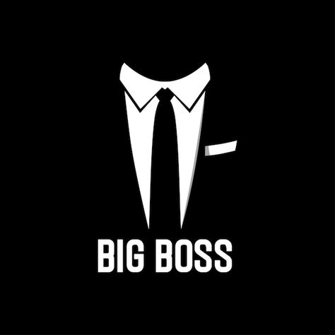 Big boss logo design inspirations | Premium Vector #Freepik #vector #black-tie #tuxedo #gentleman #suit-tie Elite Logo Design Ideas, Gentleman Logo Design, Boss Logo Design, Gentleman Logo, Suit Logo, Black Logo Design, Tie Logo, Tailor Logo, Gentleman Suit