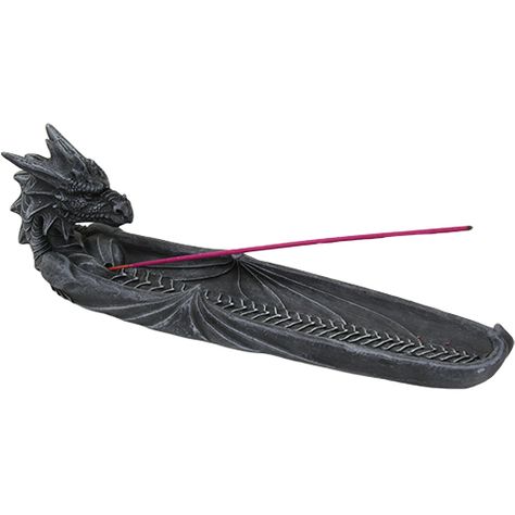 10317 Dragon Wings Incense Burner Gothic Shoes Boots, Dragon Skeleton, Dragon Incense Burner, Ancient Dragon, Stick Incense, Gothic Shoes, Boat Fashion, Fantasy Decor, Witchcraft Supplies