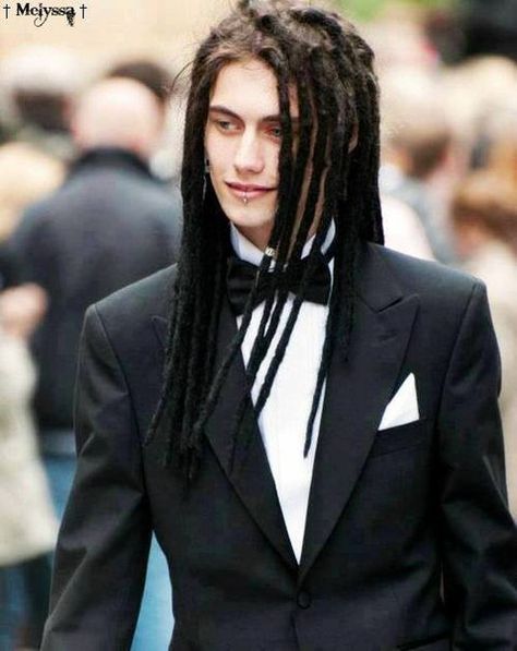 Niklas Hjorthage Fishtail Braids, Dreadlock Hairstyles For Men, Dreadlock Hairstyles, Grunge Hair, Long Hair Styles Men, Kristen Stewart, Angelina Jolie, Punk Fashion, Mens Hairstyles