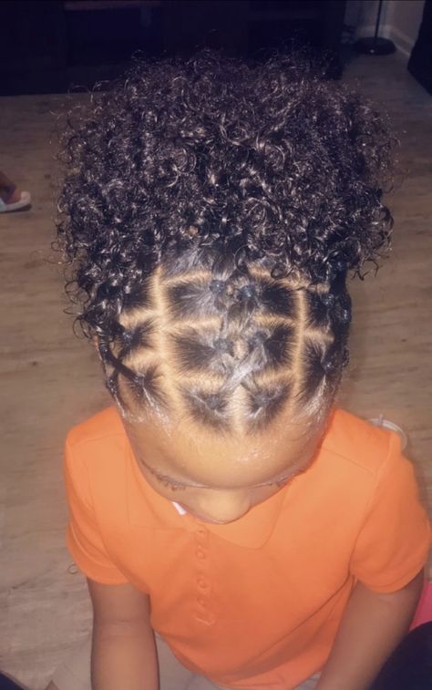 Black Kids Braids Hairstyles, Lil Girl Hairstyles, Kids Curly Hairstyles, Edges Hair, Toddler Hairstyles Girl, Girls Natural Hairstyles, Natural Hairstyles For Kids, Kids' Braids