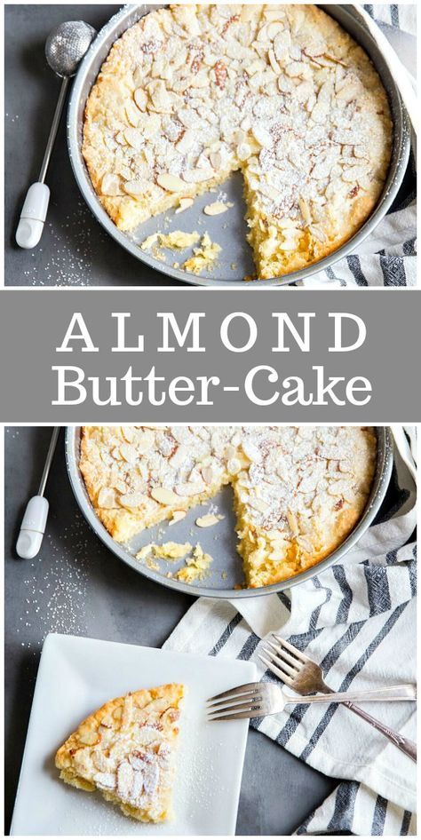 Almond Butter Cake, Almond Paste Recipes, Butter Cake Recipe, Flavored Butter, Almond Paste, Almond Flavor, Almond Cakes, Butter Cake, Food Cakes