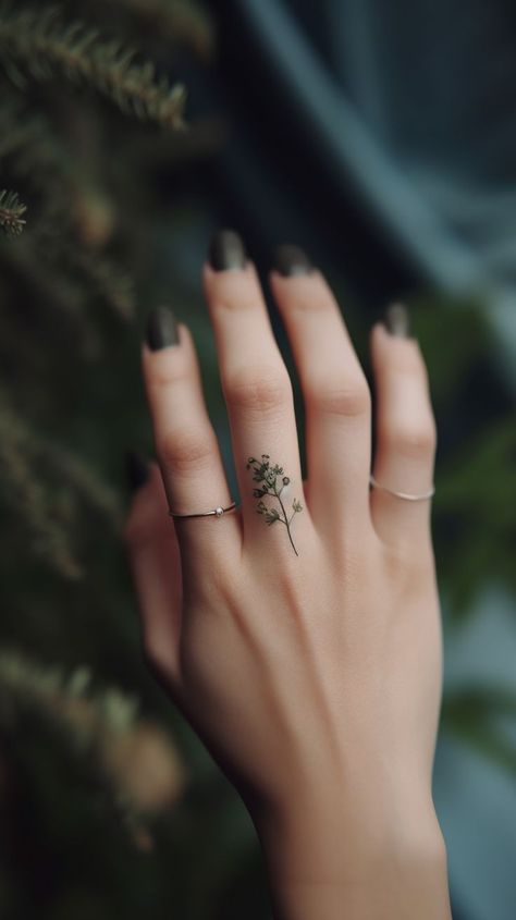 Small finger flower tattoos featuring intricate floral designs, perfect for showcasing your love for the beauty and grace of nature's blooms on your fingers. Delicate Tattoo Placement, Flower Ring Tattoo, Subtle Beauty, Delicate Tattoo, Latest Tattoos, Ring Tattoos, Face Tattoos, Dainty Tattoos, Tattoo Trends