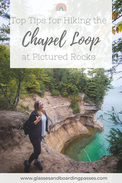 Chapel Rock Michigan, Pictured Rocks Michigan Hiking, Michigan Hikes, Higgins Lake Michigan, Hike Pictures, Michigan Hiking, Pictured Rocks Michigan, Kid Friendly Vacations, Michigan Adventures