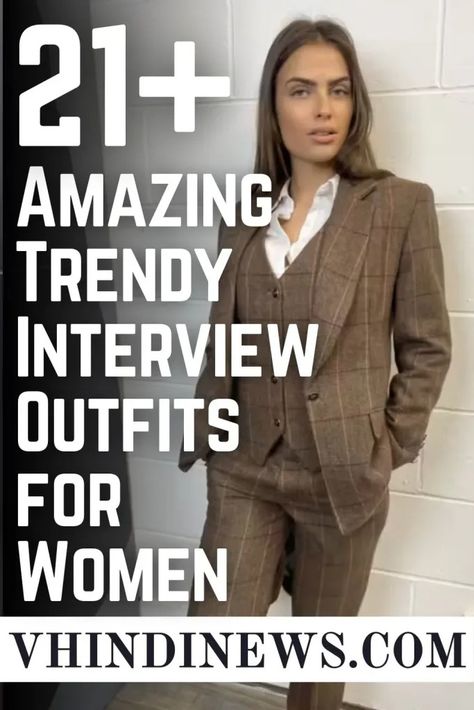 How to Dress for an Interview for Women: 21 Best Interview Outfits for Women 63 Trendy Interview Outfit, Interview Attire Women, Suit Outfits For Women, Women Interview Outfits, Interview Outfits For Women, Best Interview Outfits, Interview Outfit Casual, Job Interview Outfit, Interview Dress