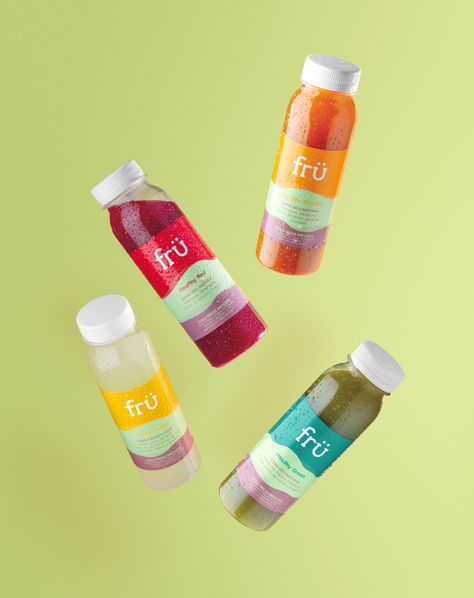 Natural Juice Packaging, Press On Packaging, Fruit Juice Brands, Brand Language, Yogurt Packaging, Healthy Brands, Natural Juice, Package Design Inspiration, Water Packaging