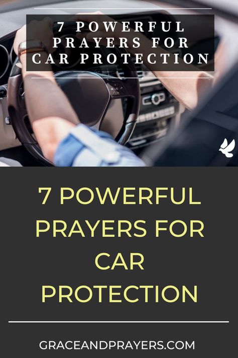 Pray along as we share a simple but powerful prayer to bless and protect a car or other vehicle. You can read more prayers for car protection here: https://graceandprayers.com/prayers-for-car-protection/ Prayer For Safety And Protection, Anointing Oil Prayer, Prayer For Safety, Talk To God, Mini Rosaries, Distracted Driving, Car Protection, Short Prayers, Powerful Prayers