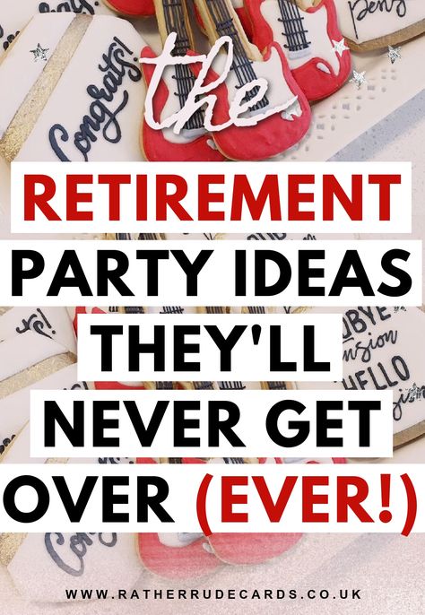 DIY creative retirement party ideas for coworkers leaving party ideas Retire Party Ideas, Retirement Party Giveaways, Retirement Party On A Budget, Retirement Surprise Ideas, Retiring Party Ideas, Cute Retirement Party Ideas, Retirement Birthday Party, Retirement Home Activities Ideas, Birthday And Retirement Party Ideas