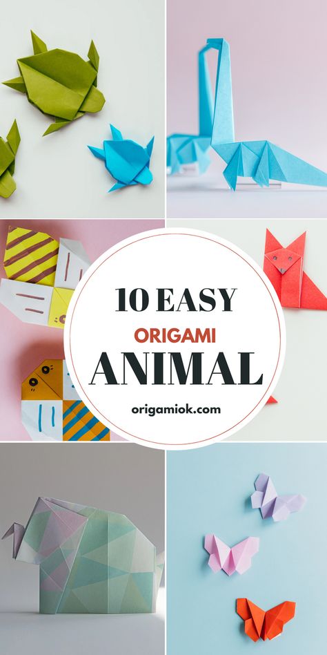 Origami Animals have been the top popular craft creature in the world of origami. Those animals comes in different shapes and sizes. No matter you are beginners or skilled for origami, there are some of the best ideas on this page. How To Make Animals With Paper, Xmas Origami Easy, Easy Oragami Things To Make, Useful Origami Step By Step, Origami Tutorial Step By Step, Origami Animals Easy, Easy Origami Animals, Large Origami, Origami Pig