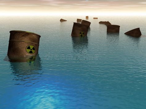 Radioactive pollution in sea. Graphic illustration , #Aff, #pollution, #Radioactive, #sea, #illustration, #Graphic #ad Radioactive Pollution, Oil Pollution, Surealism Art, Sea Illustration, Oil Drum, Water Drawing, Water Pollution, Oil Spill, Illustration Graphic