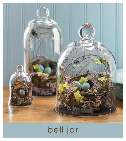 15 Spring Decor Ideas Cloche Decor, Rustic Easter Decor, Easter Inspiration, The Bell Jar, Easter Centerpieces, Easter Table Decorations, Spring Holidays, Spring Easter Decor, Easter Time