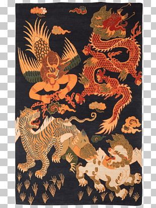 Tibetan Landscape, Tiger Rugs, Dragon And Tiger, Lion Dragon, Snow Lion, Tibetan Tiger, Chinese Folk Art, Japanese Dragon Tattoos, Medieval Tapestry