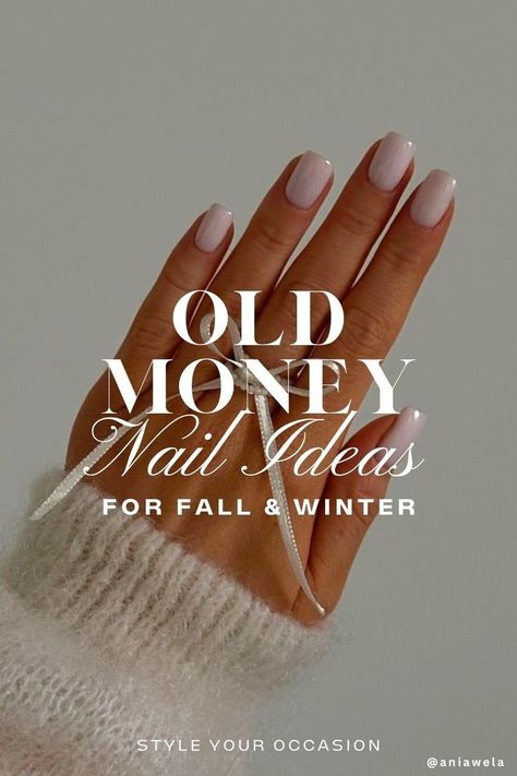 Searching for elegant old money nail ideas for fall and winter 2024? Quiet luxury nails are a top nail trend in 2024, and we’re sharing chic, simple nail styles to achieve that old money aesthetic. From short, French tip, red, almond, or oval nails, we have the perfect demure nail ideas to elevate your look. fall nails 2024, winter nails Autumn Nail Trends 2024, Fall 2024 Manicure, Demure Fall Nails, Nude Fall Nail Colors, Clean Nails Aesthetic Short, Gel X Nail Shapes, Neutral Fall Nails 2024, Fall Manicure 2024, Essie Fall 2024