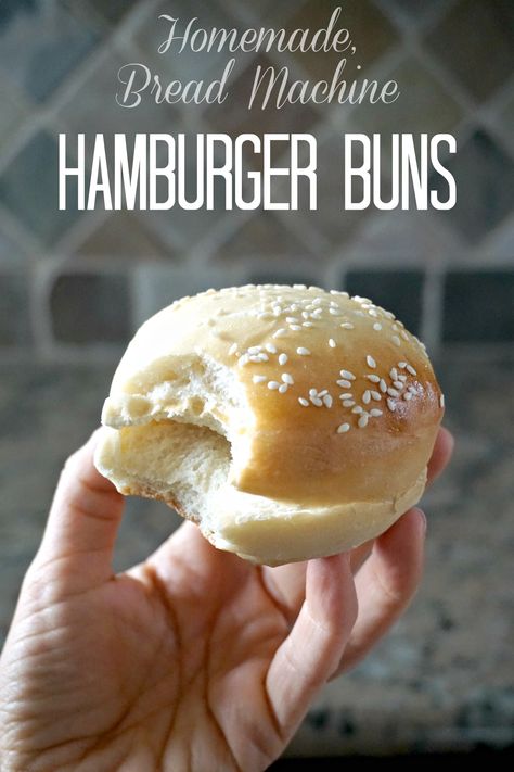 Bread Machine Hamburger Bun Recipe, Toddler Meals Dinner, Bread Machine Hamburger Buns, Bread Machine Recipes Sweet, Easy Bread Machine Recipes, Hamburger Bun Recipe, Homemade Hamburger Buns, Best Bread Machine, Healthy Slice