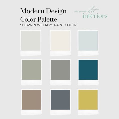 Color Harmony Interior Design, Home Paint Color Palette, Modern Craftsman Interior, Beach House Color Palette, Modern Farmhouse Color Palette, Color Palette Interior, House Color Palette, Color Palette Home, Farmhouse Color Palette