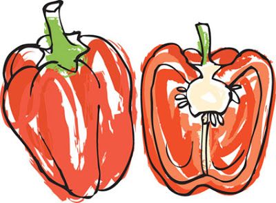 Vegetable Clipart, Vegetable Drawing, Kindergarten Art Lessons, Soul Journey, Red Bell Peppers, Watercolor Fruit, Have A Day, Art Lessons Elementary, Fruit And Veg