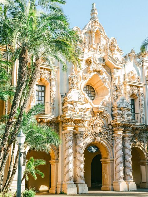 San Diego Balboa Park, San Diego Aesthetic, San Diego Bucket List, Colonial Revival Architecture, Mediterranean Farmhouse, Polaroid Ideas, Tourism Photography, La Jolla San Diego, Background Reference