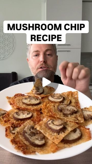 Justin Richard on Instagram: "Delicious mushroom chip recipe That’s easy on your blood sugar. #glucose #bloodsugar #insulinresistant1 #mushrooms #keto" Mushroom Chips Baked, Mushroom Snack Recipes, Mushroom Snacks, Healthy Chips Recipe, Mushroom Chips, Keto Chicken Nuggets, Keto Mushrooms, Chip Recipe, Keto Lunches