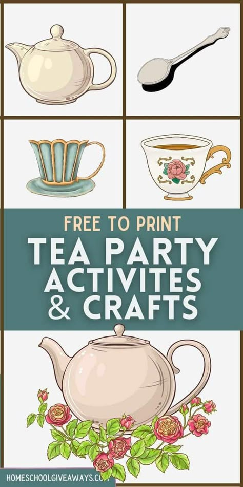 Afternoon Tea Activities, Decorating Ideas For A Tea Party, Games For Tea Party Free Printable, Preschool Tea Party Activities, Daughters Of The King Tea Party, School Tea Party Ideas, Kindergarten Tea Party, What To Do At A Tea Party, Things To Do At A Tea Party