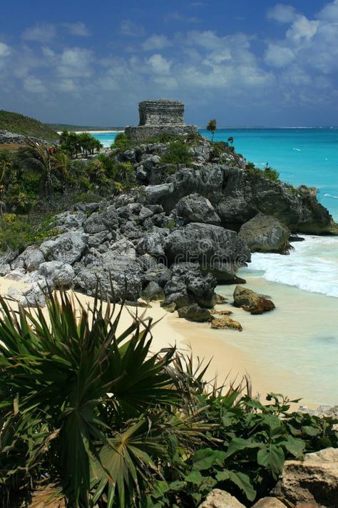 Tulum, Mexico. A sunny day in the Mayan ruin Tulum, Mexico , #ad, #sunny, #Mexico, #Tulum, #ruin, #Mayan #ad Mexico Ruins, Mexico Tulum, Tulum Ruins, Ancient Greek Architecture, Grand Mosque, Mayan Ruins, Tulum Mexico, Angkor Wat, Gothic Architecture