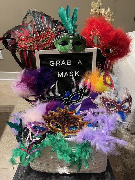 Masks And Mimosas Party, Masked Ball Decorations, Masquerade Themed Birthday Party, Masquerade Theme Decorations, Mascarade Dresses Masquerade Ball, Masquerade Garden Party, Masquerade Ball Homecoming, Masquerade School Dance Decorations, Halloween Mascarade Party