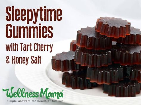 Sleepytime gelatine gummies with tart cherry and honey and salt for deeper sleep Tart Cherry Sleep Gummies Cherry Gummies, Sleep Gummies, Cooking With Turmeric, Pan Dishes, Gummies Recipe, Tart Cherry Juice, Dinner Rotation, Rest Well, Wellness Mama