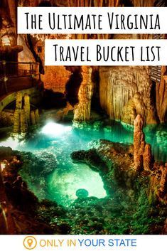 From hidden gardens to beautiful caves, Virginia has some incredible travel destinations. Discover state parks, abandoned ghost towns, natural hot springs, hiking trails, and more. #Virginia #BucketList #Travel | Dream Travel | Things To Do | Vacation | Staycation | Attractions | Nature | Fairytale Rockbridge County Virginia, Luray Caverns Virginia, Luray Virginia, Luray Caverns, Virginia Travel, Shenandoah Valley, Vatican City, Wishing Well, Incredible Places