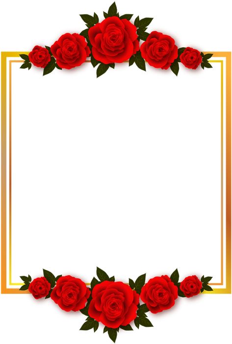 Floral Photo Frame, Label Produk, Flower Background Design, Flower Frame Png, Flower Picture Frames, Colorful Borders Design, Rose Flower Pictures, Frame Border Design, Siluete Umane