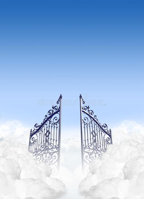 Gates To Heaven, Stairs To Heaven Tattoo, Gates Of Heaven Tattoo, Stairway To Heaven Tattoo, Heaven Images, Heaven Pictures, Heaven Painting, Heaven Wallpaper, Stairs To Heaven