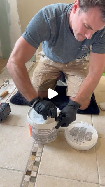 RLL Woodworks on Instagram: "Epoxy grout is not for wimps #tile #diy #grout #caulk #remodel #renovation" How To Grout Backsplash, How To Regrout Tile Floor, Diy Grout, Bathroom Tile Diy, Floor Tile Grout, Tile Diy, Epoxy Grout, Unsanded Grout, Living Room Tiles