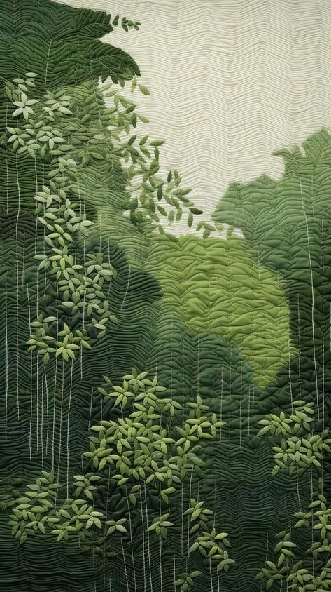 Wallpaper Tree, Wallpaper Leaf, Jungle Painting, Tree Fern, Textile Texture, Mosaic Flooring, Green Foliage, Fabric Texture, Green Wallpaper