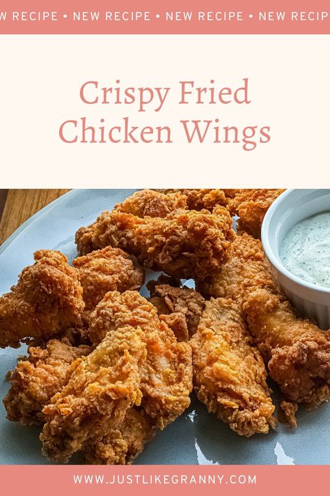 irresistible. Fried Wings Recipe Crispy, Batter For Chicken Wings, Crispy Breaded Chicken Wings, Breaded Chicken Wing Recipes, Crispy Fried Chicken Wings Deep Fryer, Fried Chicken Wingettes, Chicken Wing Breading Recipe, Extra Crispy Fried Chicken Wings, Fried Wingettes Recipe