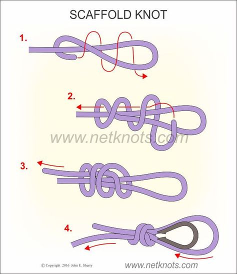 Scout Knots, Climbing Knots, Loop Knot, Survival Knots, Knots Guide, Paracord Diy, Paracord Knots, Animation Illustration, Knots Diy