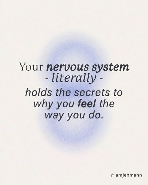 Jennifer Mann on Instagram: "Your nervous system holds the key to understanding your emotions and reactions. Often, we find ourselves triggered or experiencing symptoms without clear reasons. These responses are deeply rooted in patterns created by our nervous system, tracing back further than we might realize.

From a young age, trauma and the lack of resources to cope leads us to develop certain coping mechanisms. These mechanisms, initially protective, become ingrained over time, making anything else feel unsafe. 
Rewiring these mechanisms requires approaches that nurture our needs and foster bodily safety. Techniques such as brain retraining, somatic experiencing, trauma resolution, parts work, spreading, inner child work, polyvagal therapies, and somatic tracking are potent when combi Somatic Tracking, Brain Retraining, Inner Child Work, Somatic Experiencing, Human Nervous System, Parts Work, 2024 Goals, Vagus Nerve, Coping Mechanisms